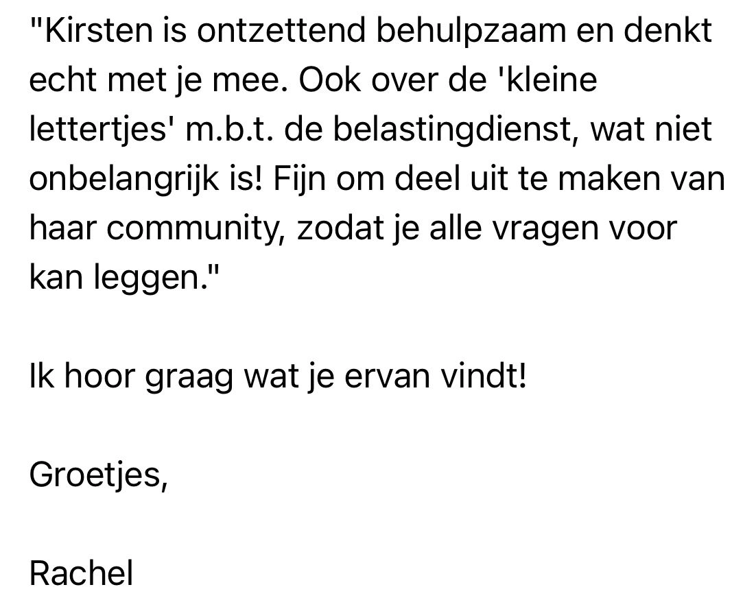 Review Chef Chalet gesprek Sessie