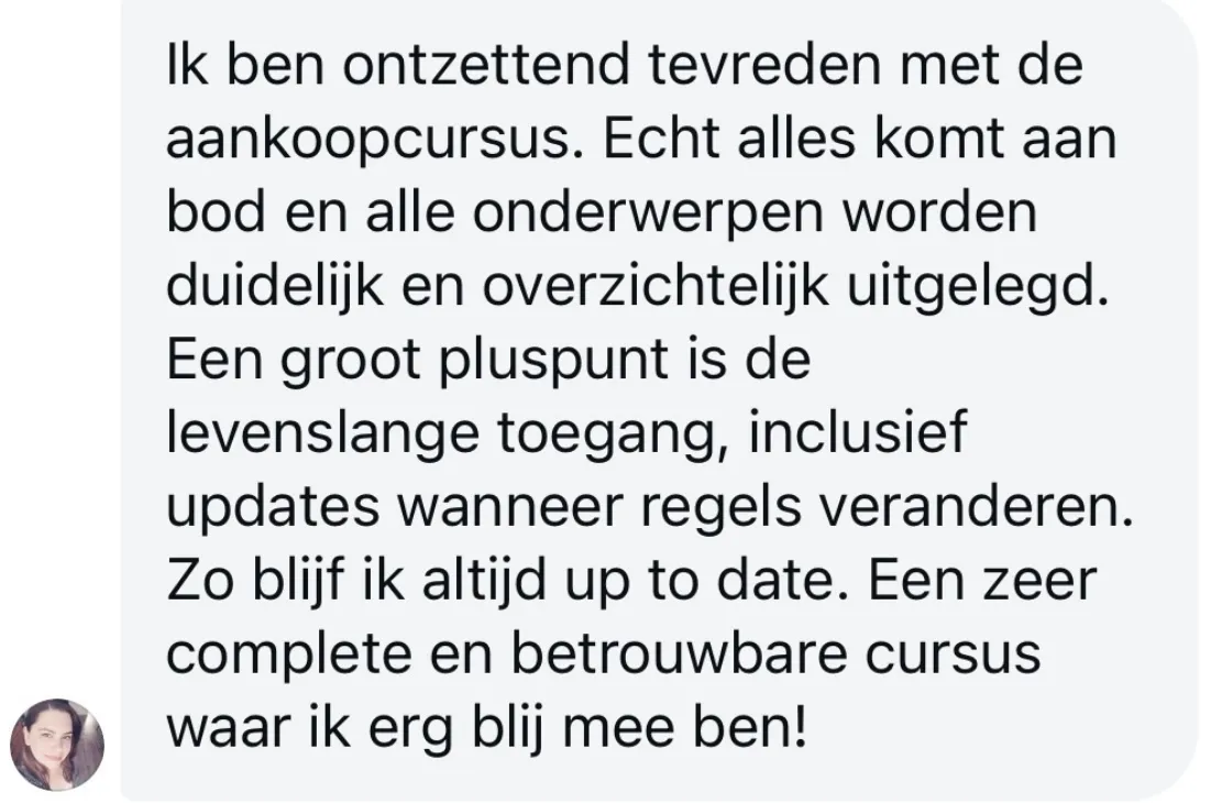 Review Aankoopcursus Chef Chalet