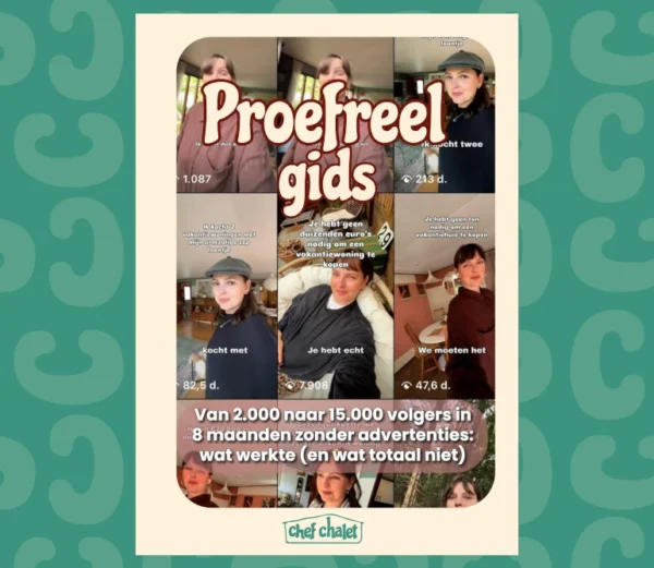 chef chalet proefreel