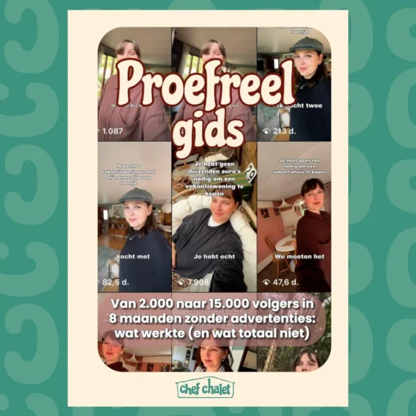 chef chalet proefreel